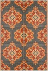Outdoor Rugs Patio Rug 6x9 Rv Camping Mats Orange Grey Used Display