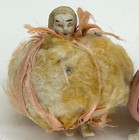 Antique Doll Pin Cushion Bisque Ceramic Porcelain Hands Feet And Heads