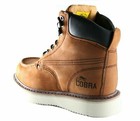 Men Cobra Plus Construction Work Boot Genuine Brown C11m Soft Toe Leather New