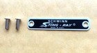 Schwinn Sting Ray Krate Seat Tag  With 2 Rivets Genuine Schwinn Metal  Usa Nos