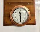Submarine Original Wall Copper Coating Electric Citizen Clock - Made In Japan