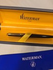 Waterman Black W  Gold Accents Ball Point Pen France Black Ink