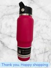 Hydro Flask 32oz Wide Mouth Flex Straw Travel Water Bottle Zinnia Pink New Ship