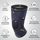 2 Pcs Compression Knee Brace For Men  Women  Copper Compress Sleeve Top Quality