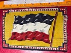 Germany Antique Tobacco Cigar Felt Flag World History 1890s Silks Red White Blue