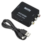 Rca To Hdmi Converter Adapter Av 1080p For Tv Audio Video Composite Cvbs Av2hdmi