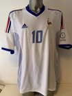 France Adidas Adult Xxl Zidane Football Soccer Shirt Jersey Vintage Madrid Top A