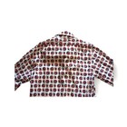 Peace Sign Shirt Hippie Button Down 1960 s 1970 s Mens Size L Royal Tailors