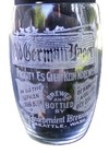 Nice 1905 Old German Lager Pre-prohibition Beer Etched  Glass Seattle Wash 