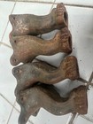 Antique Cast Iron Legs Foot For Wood Coal Burn Pot Belly Stove 6 1 4 Inches High