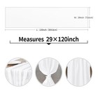 10ft Chiffon Table Runners For Wedding Banquet Decor  29 X 120 Inch  Free Ship