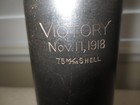 Wwi  victory  11 11 1918 Lamp 75mm Trench Art Shell Orig   Commercially Done