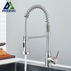 Pull Down Kitchen Faucet Single Handle Hot Cold Mixer Tap 360   Swivel