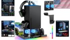 Upgraded Xbox Series X Cooling Fan Stand With Rgb Lights