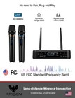 Wireless Microphone System  Professional Karaoke Microphone Uhf Dual Channel    