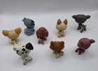 Littlest Pet Shop Dog  Puppies Lot Of 8  Dalmatian  Great Dane  German Shepard