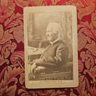 Reverend Theodore Edson D  D  Antique Cabinet Card 