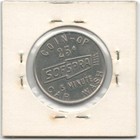 Sofspra Liverpool  N y  - Coin-op 25   5 Minute Car Wash Token - Onondaga Co 