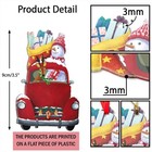 Personalized Photo Christmas Ornament  Custom Name Santa Sleigh Ornament