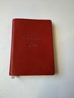 Vintage Orvis Rocky Mountains Travel Journal Leather Red Rust Gold Leaf Unused