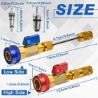 Ac Valve Core Removal Tool  R134a R1234yf R22 High Low Pressure Valve Core Quick