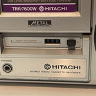 Vintage Hitachi Trk-7600w Boom Box Radio Cassette Player-parts