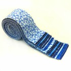18-pc It s All Blue Jelly Roll 2 5  Pre-cut 100  Cotton Fabric Quilting Strips