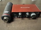 Focusrite Scarlett Solo 3rd Gen W  Scarlett Studio Mic   Cords