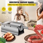 Vevor Manual Sausage Stuffer 3 L Horizontal Sausage Machine 304 Stainless Steel