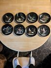 Complete Set Of 8  on The Wing  Collector Art Plates By Tommy Humphrey