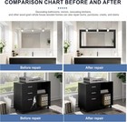 27 Ft Wood Grain Wallpaper Border  Removable 2 4 Inch X 27 Ft  Black 