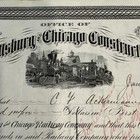 1882 Ny Pittsburgh   Chicago Construction Bond   3 Unissued 188_ Stocks 293-295