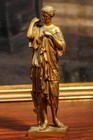 Quality French Antique Victorian Neoclassical Gilt Bronze Statue Sculpture