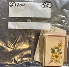  48 Antique Lot Of Victorian Scrap Etc Ephemera For Collecting Or Scrapbooking