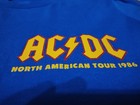 Vintage Ac dc Who Made Who 1986 North American Tour Shirt  small 