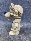 Vintage 1977 Creative Mfg Baseball Player Dog W  Jersey 9  Tall Coin Bank