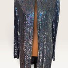 1980s   1990s Lord   Taylor Iridescent Sequin Silk Duster Jacket