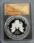 2019-w American Silver Eagle Proof Pcgs Pr 70 Dcam First Day Cleveland Signed