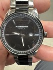 Akribos Xxiv Ak936ttb Men s Two-tone Black Dial Stainless Steel Bracelet Watch