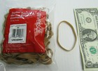 Lot 75 Pc Large Heavy Duty Rubber Bands 1 4  X 3-1 2  X 12 5  Stretched  Bundle