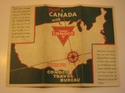 Conoco Travel Canada Gas Station Road Map Travel Bureau