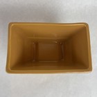 Vintage Tan Glazed Rectangular Planter  606  camel Color Usa Pottery Window Pot