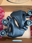 New Sure Grip Malibu Black Roller Skates Size 1 Malibu Wheels Abec Bearings