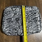 Nwot Bible Cover Gray Black Floral Books Of The Bible Zip Around Front Pocket