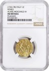 Gold Italy 1763-1778 Ad  1 Ducat Zecchino Jesus Christ Venice Doge Coin  Ngc Au