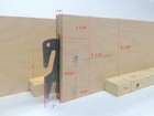 Wood Bed Rails     Unfinished - Hook-on - Twin  Full  Queen  King  Cal King