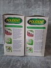 X2 Polident Overnight Whitening Antibacterial Denture Cleanser Tablet-84ct  h 