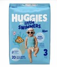 Huggies Little Swimmers Disposable Swim Diapers Size 3  16-24lbs  20 Ct