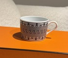 Authentic Hermes H Deco Tea Cup And Saucer Set