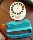 Vintage Blue Viewmaster 3d View-master Viewer   7 Reels